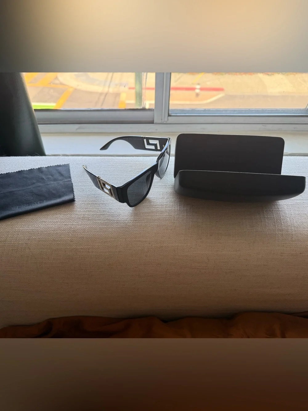 Versace Sunglasses with Black Case (VE4403 GB1/87 57-20)